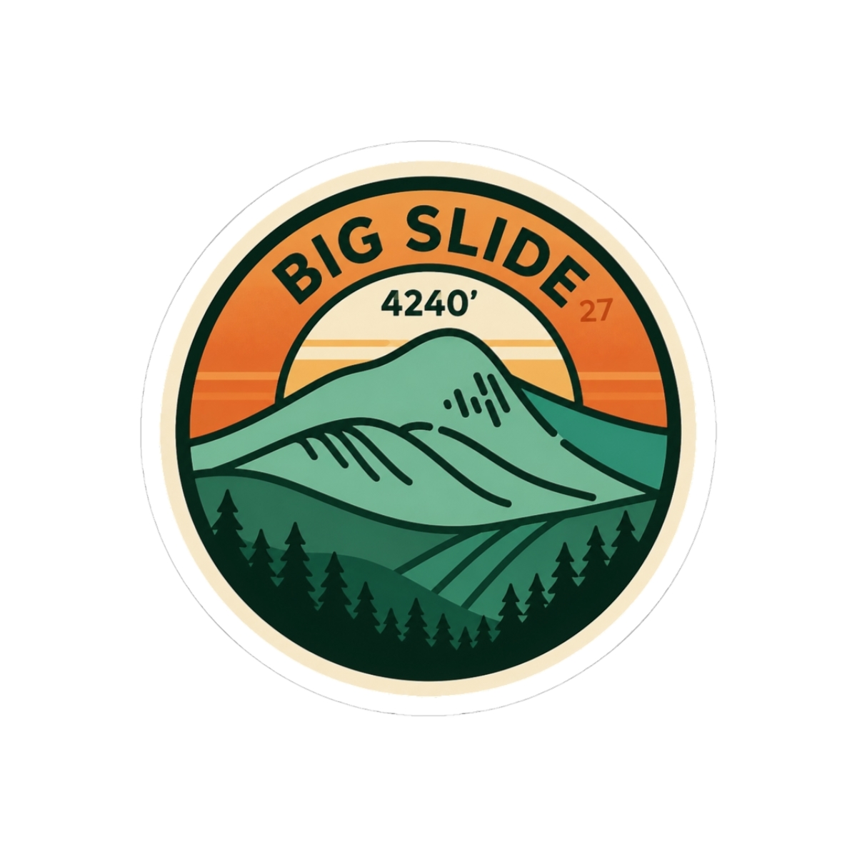 Adirondack High Peak 27 Big Slide Badge