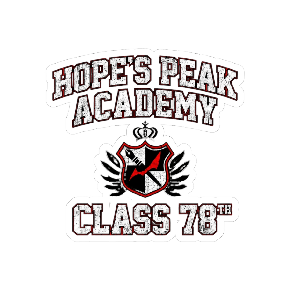 Hope's Peak Academy Class 78th Sticker
