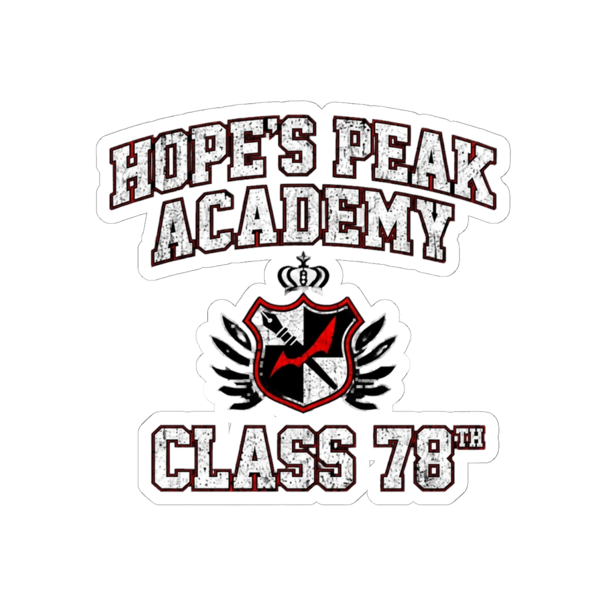 Hope's Peak Academy Class 78th Sticker - alternate angle 1, merchandise