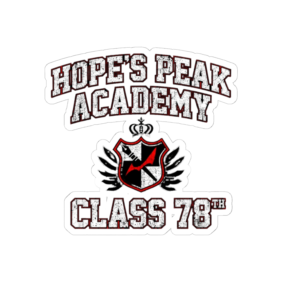 Hope's Peak Academy Class 78th Sticker - alternate angle 2, merchandise