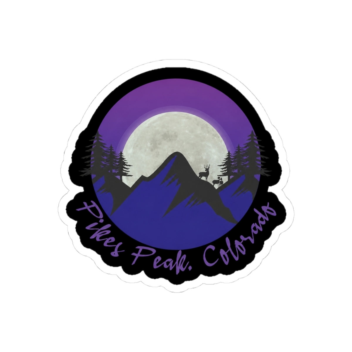 Pikes Peak Colorado Sticker