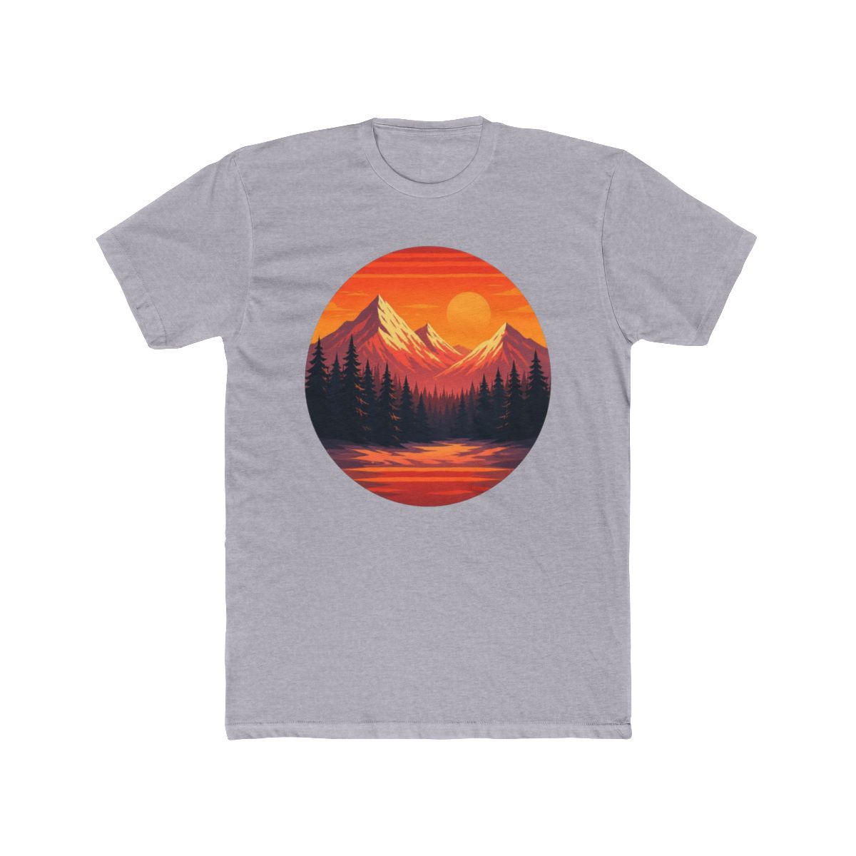 Sunset Peaks Circle T Shirt