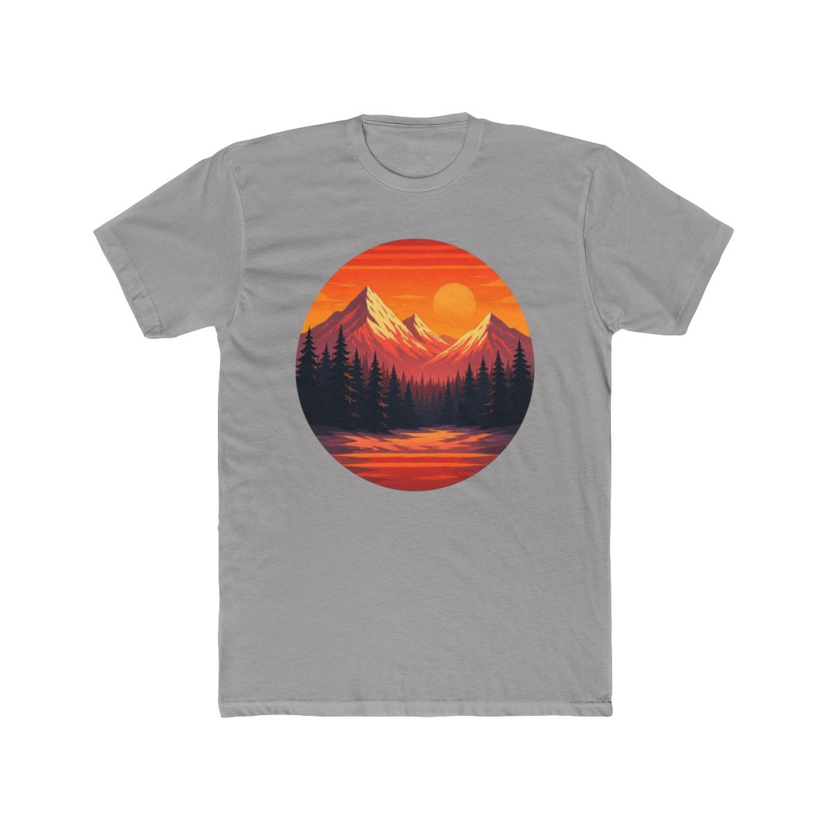 Sunset Peaks Circle T Shirt - Official T-Shirts merchandise