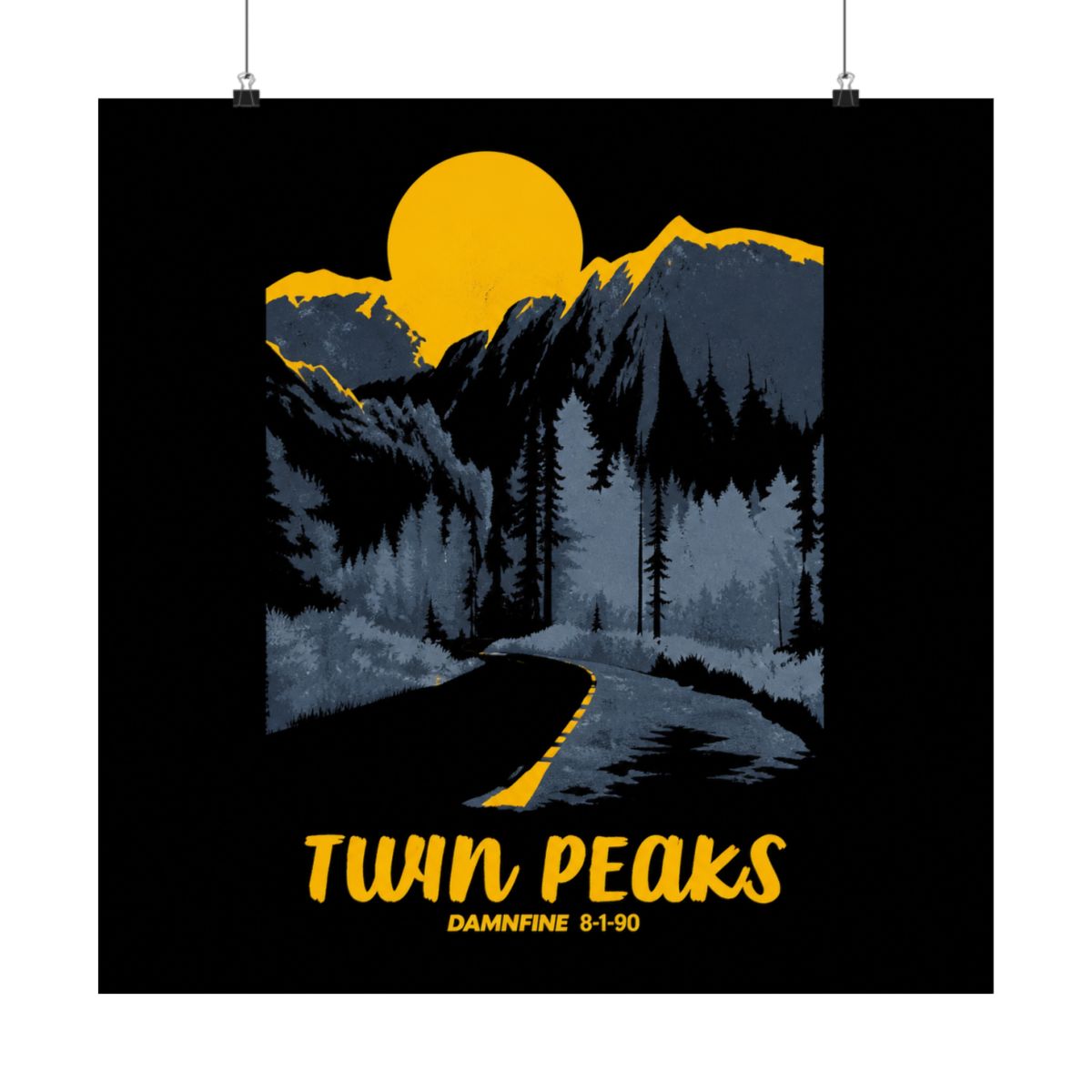 Twin Peaks Welcome To Twin Peaks T-Shirts - alternate angle 2, merchandise