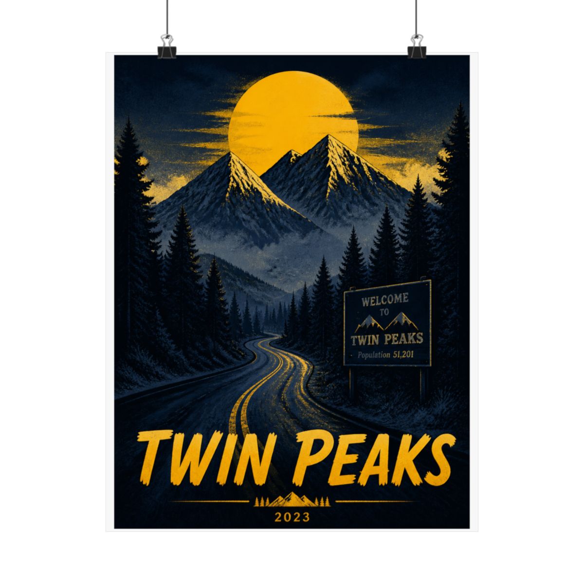Twin Peaks Welcome To Twin Peaks T-Shirts - alternate angle 4, merchandise