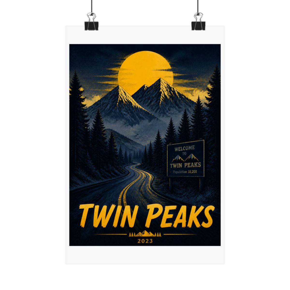 Twin Peaks Welcome To Twin Peaks T-Shirts - alternate angle 3, merchandise