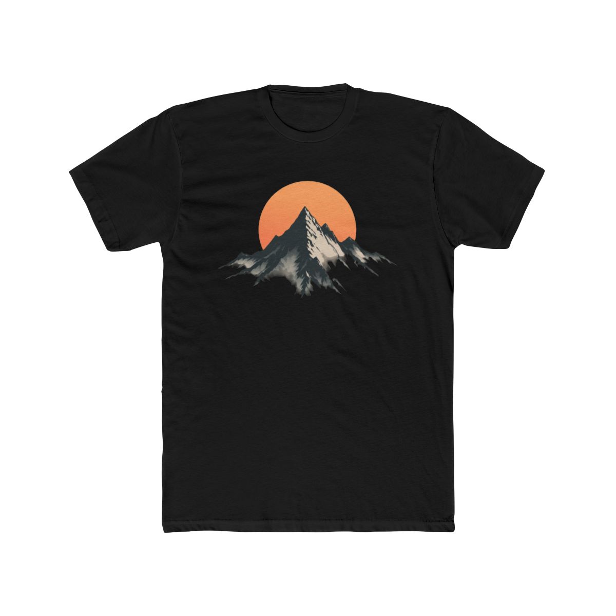 Mountain Peak Poly Cotton T Shirt - alternate angle 3, merchandise