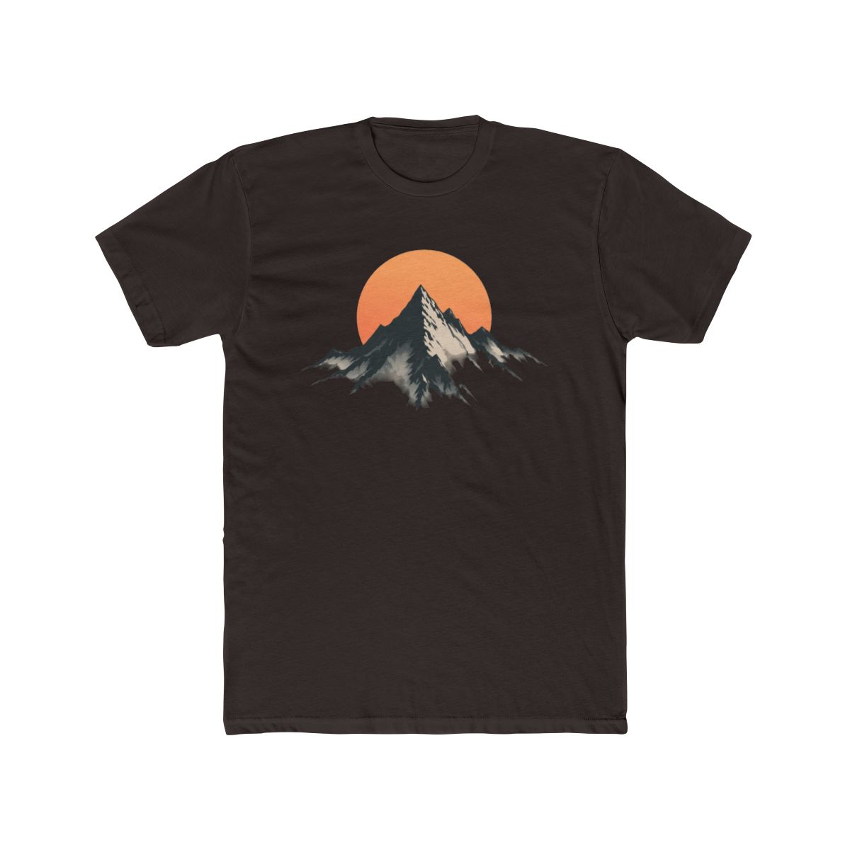 Mountain Peak Poly Cotton T Shirt - alternate angle 2, merchandise