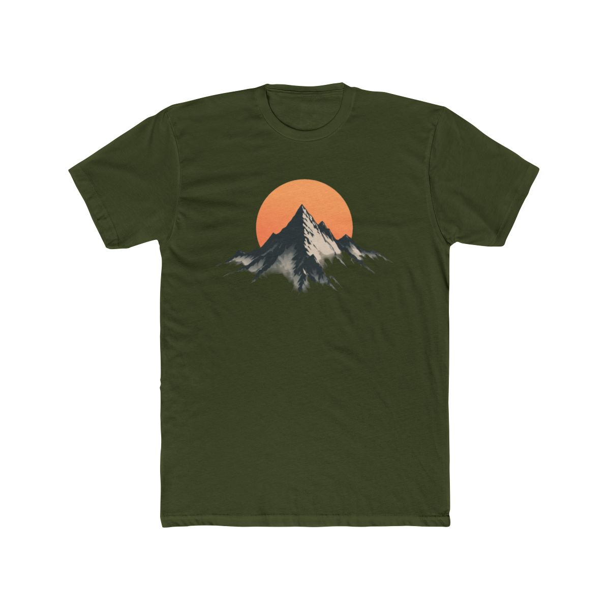 Mountain Peak Poly Cotton T Shirt - alternate angle 5, merchandise