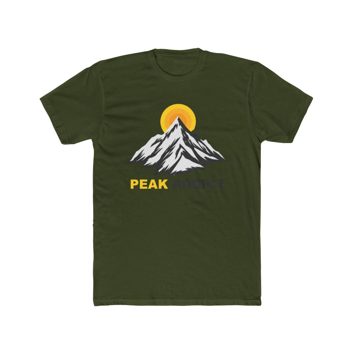 Peak Addict Plus Size T Shirt - alternate angle 5, merchandise