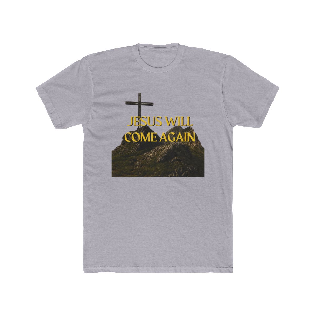Jesus Will Come Again Mountain Peak Cross Christia