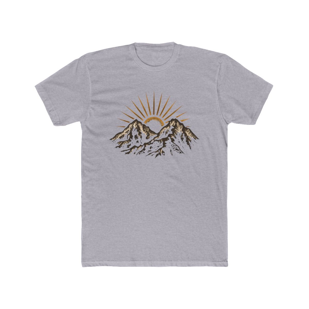 Sunrise Peaks Mountain Graphic T Shirt for Nature Lovers