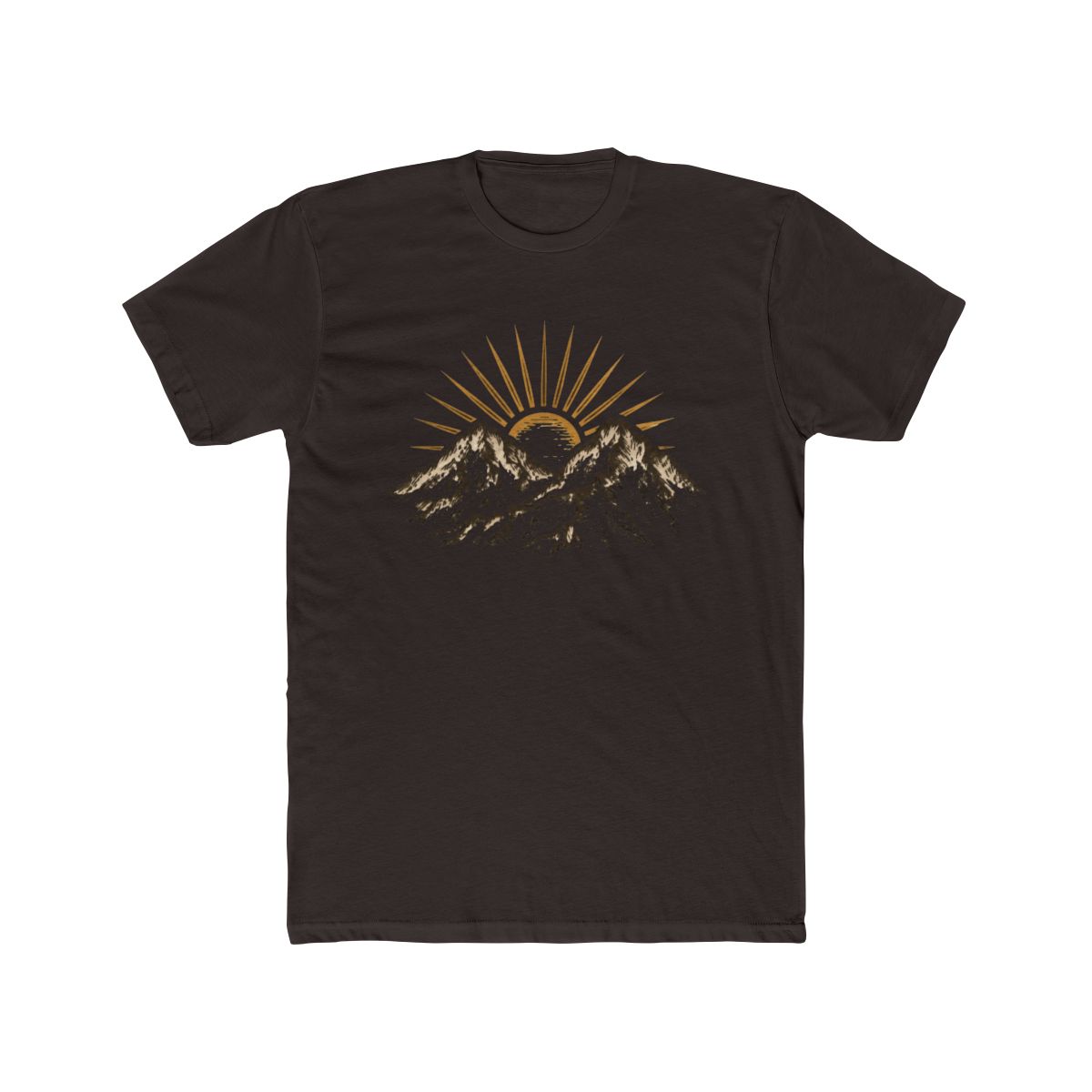 Sunrise Peaks Mountain Graphic T Shirt for Nature Lovers - alternate angle 2, merchandise
