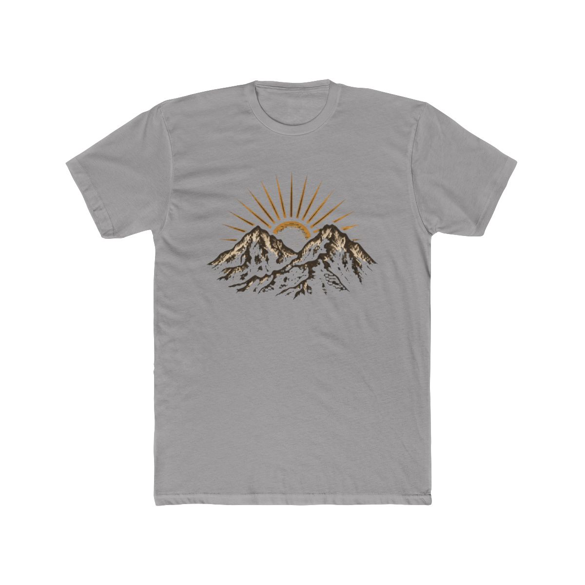 Sunrise Peaks Mountain Graphic T Shirt for Nature Lovers - Official T-Shirts merchandise