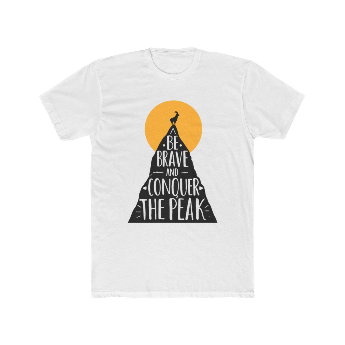 Goat Be Brave And Conquer The Peak - Official T-Shirts merchandise