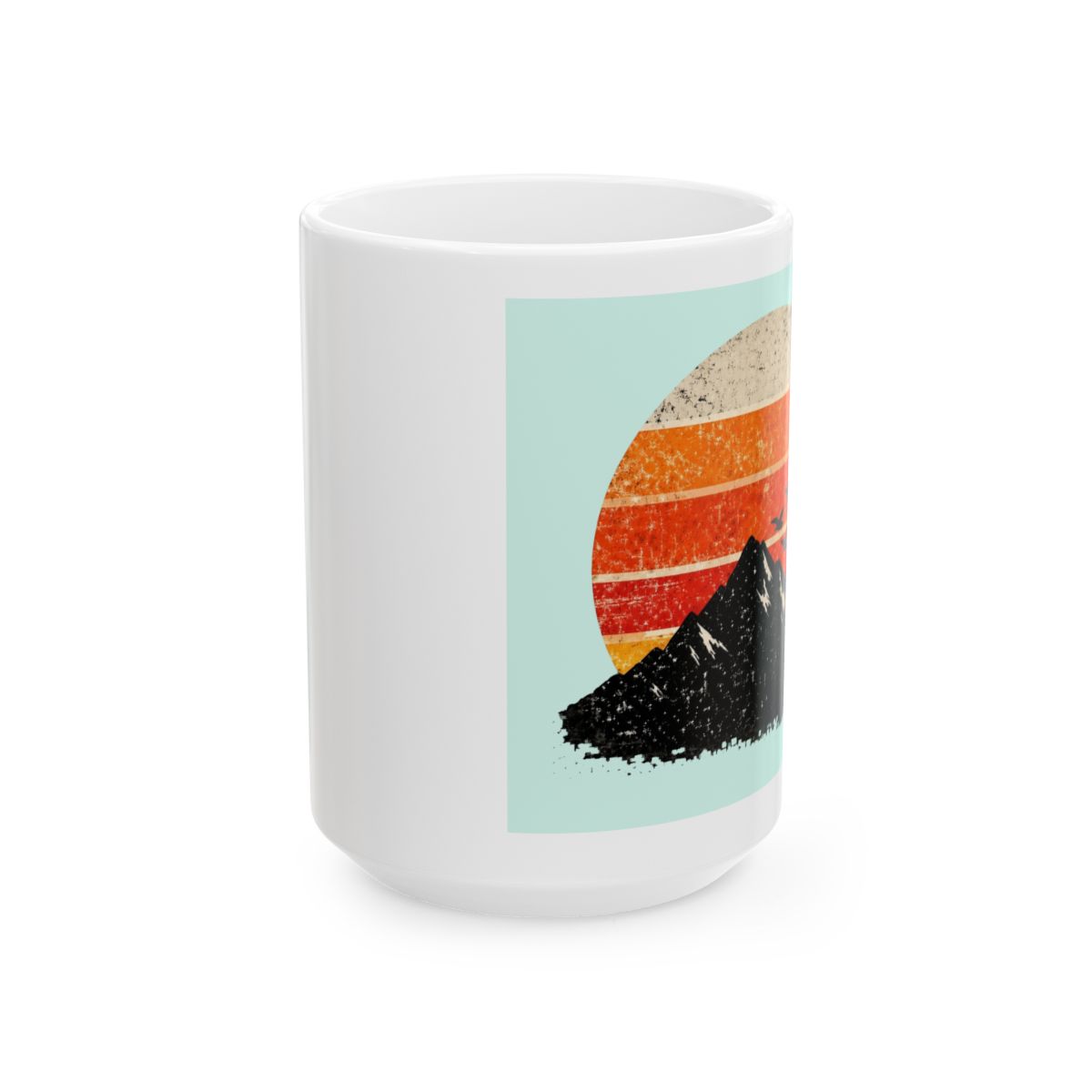 Sunset Peak Retro Circle - alternate angle 2, merchandise