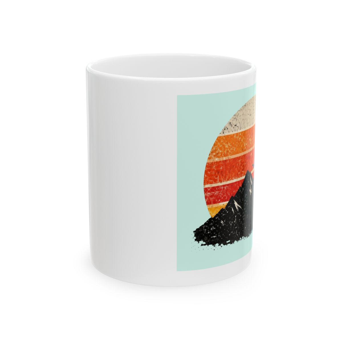 Sunset Peak Retro Circle - alternate angle 1, merchandise