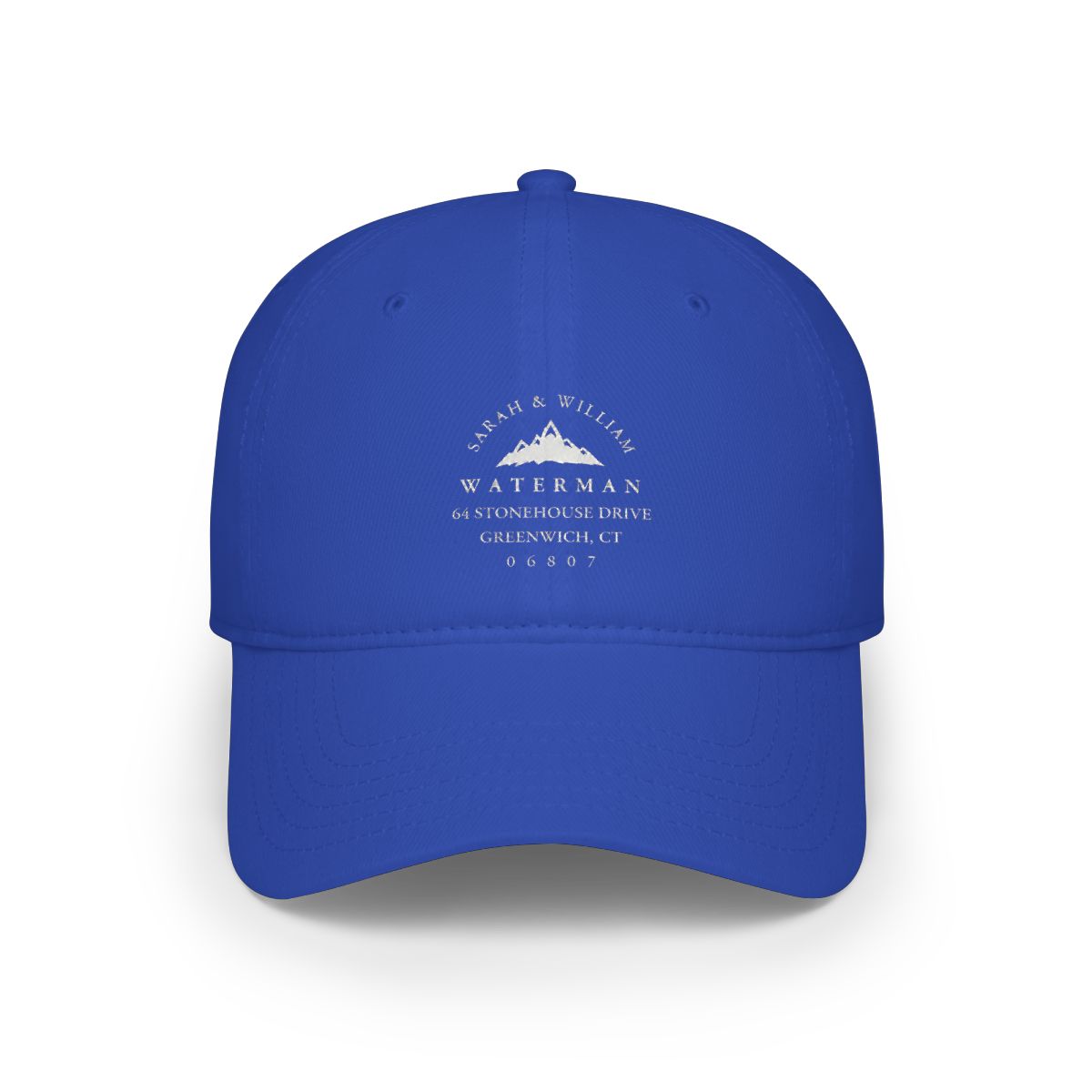 Snow Capped Mountain Peaks Return Address Self-inking Stamp - alternate angle 5, merchandise