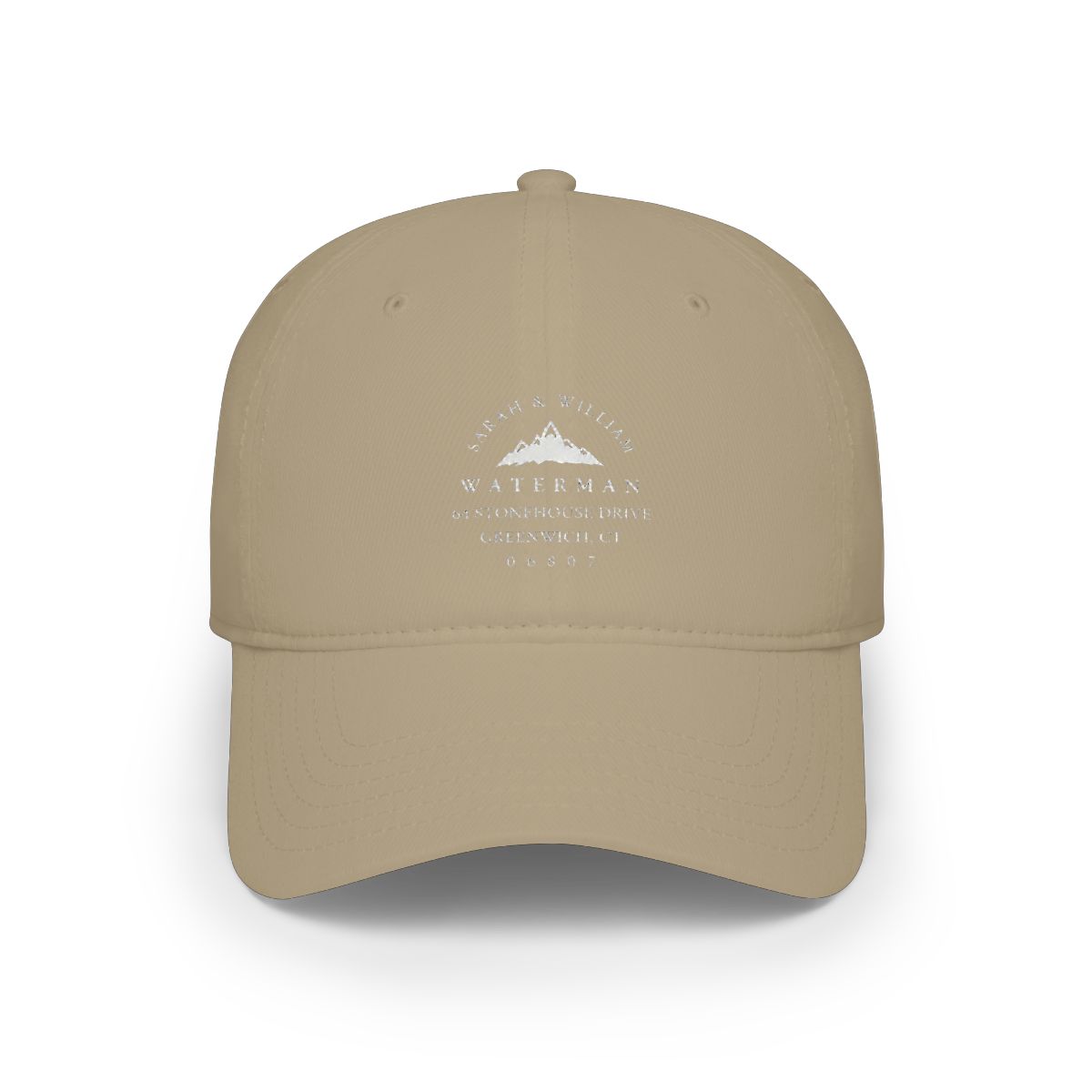 Snow Capped Mountain Peaks Return Address Self-inking Stamp - alternate angle 3, merchandise