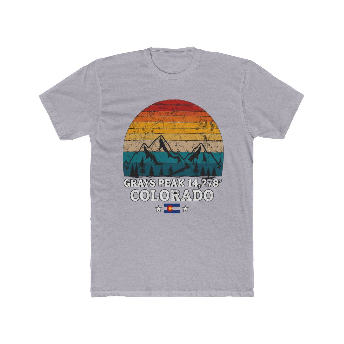 GRAYS PEAK 14,278' Colorado T Shirt