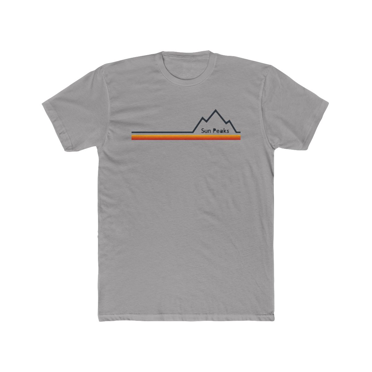 Sun Peaks Organic T Shirt - alternate angle 2, merchandise