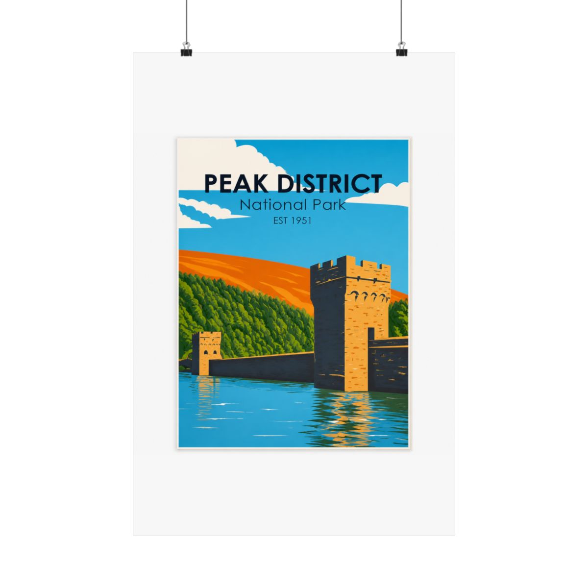 Peak District National Park England Vintage