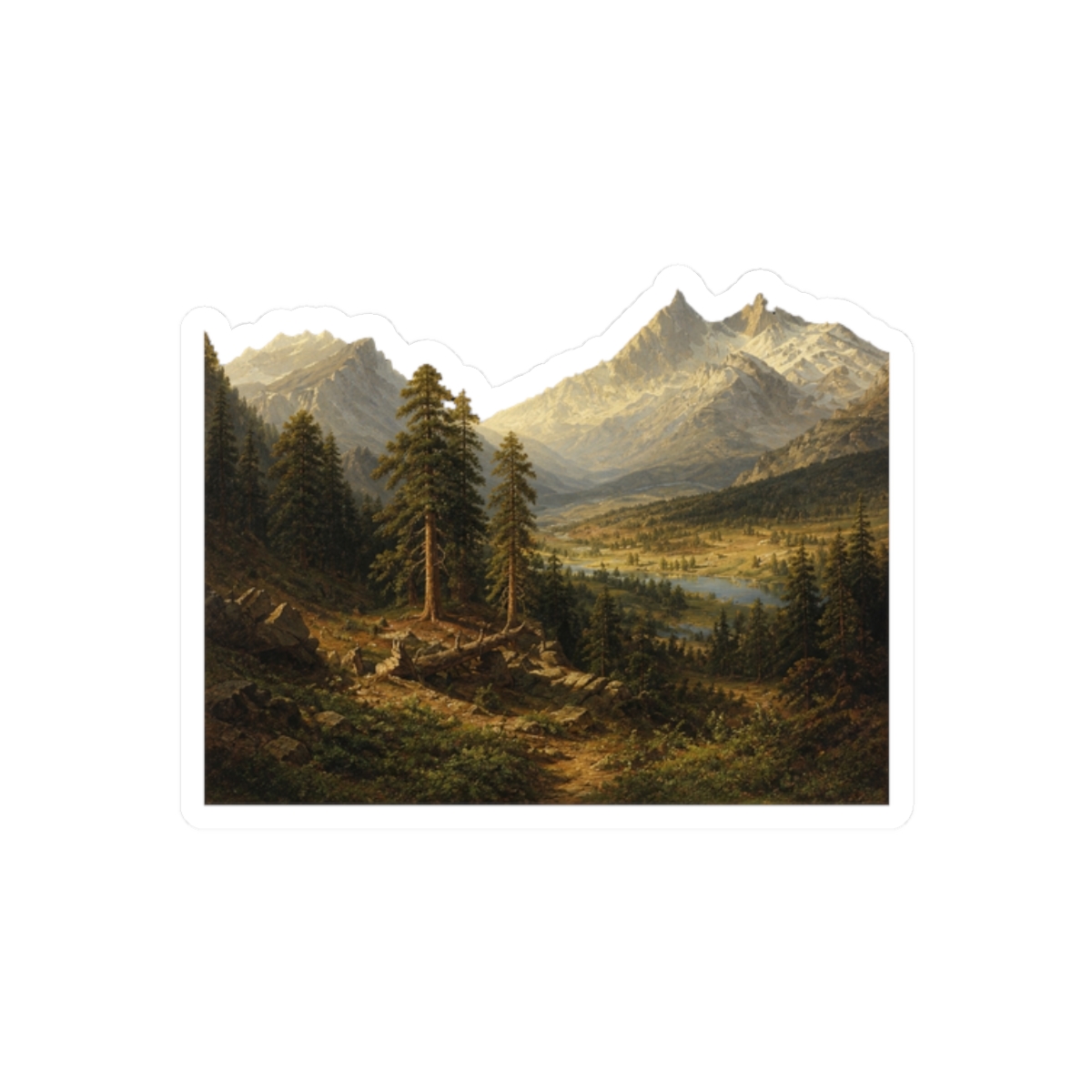 Albert Bierstadt -Estes Park,Longs Peaks - alternate angle 3, merchandise