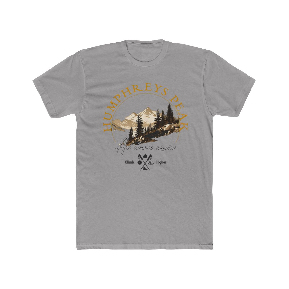 Humphreys Peak Retro Vintage Apparel Humphreys Peak Souvenir T Shirt - alternate angle 2, merchandise