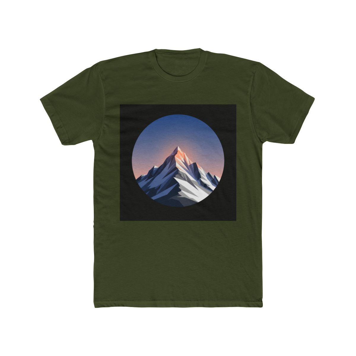 Mountain Peak Sunset T Shirt - alternate angle 2, merchandise
