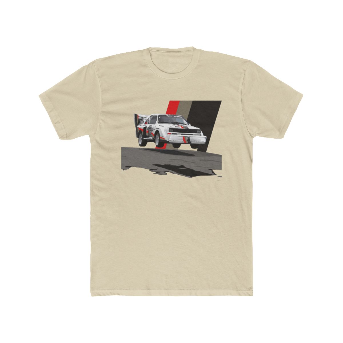 pikes peak hill climb Sport S1 E2 Group B Rally Car Stig Blomqvist, Mikkola and Walter Röhrl T Shirt - alternate angle 4, merchandise