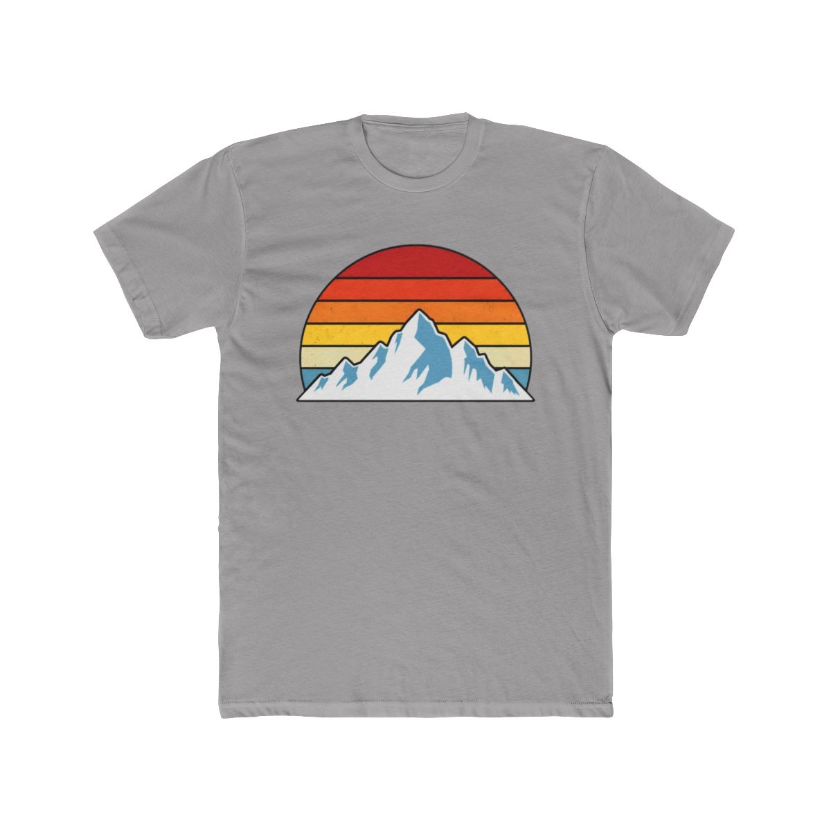 Mountain Peak Retro Sunset T Shirt - Official T-Shirts merchandise