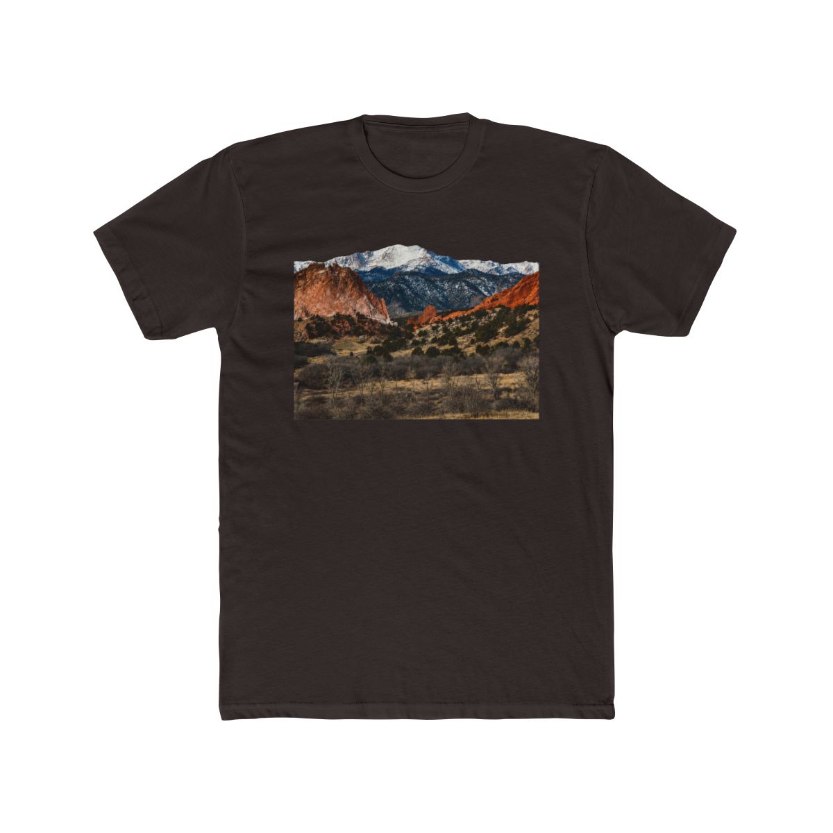 Colorado on my mind! Pike's Peak View from the Garden of the Gods T Shirt - alternate angle 3, merchandise