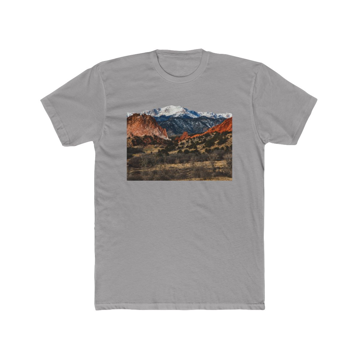Colorado on my mind! Pike's Peak View from the Garden of the Gods T Shirt - alternate angle 2, merchandise