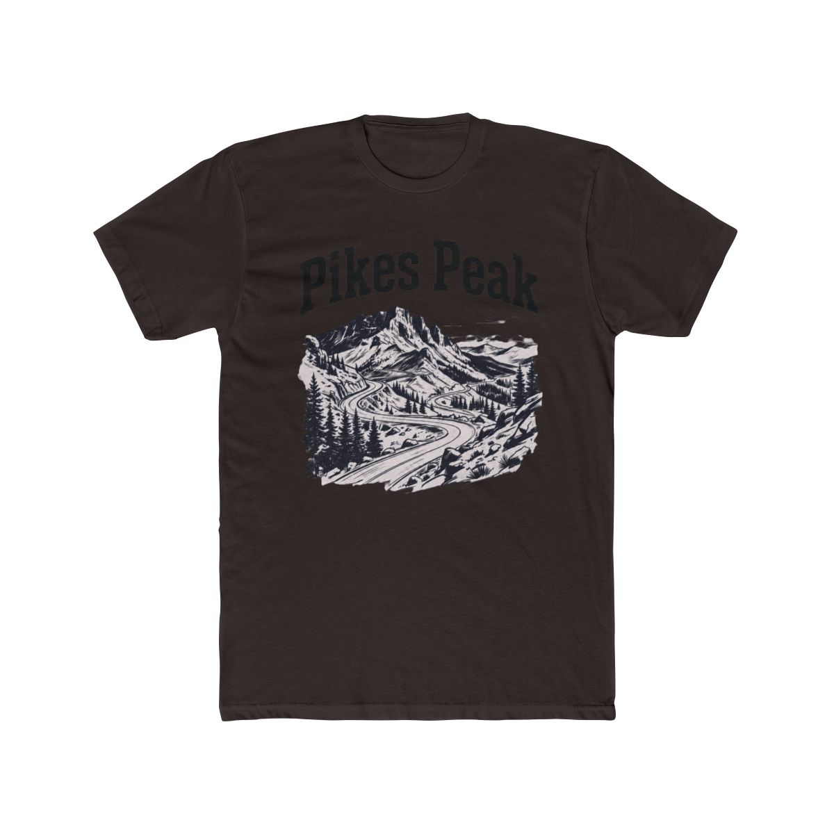 Pikes Peak America Mountain Colorado Nature T Shirt - alternate angle 2, merchandise