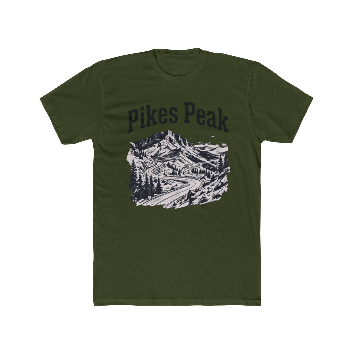 Pikes Peak America Mountain Colorado Nature T Shirt - alternate angle 4, merchandise