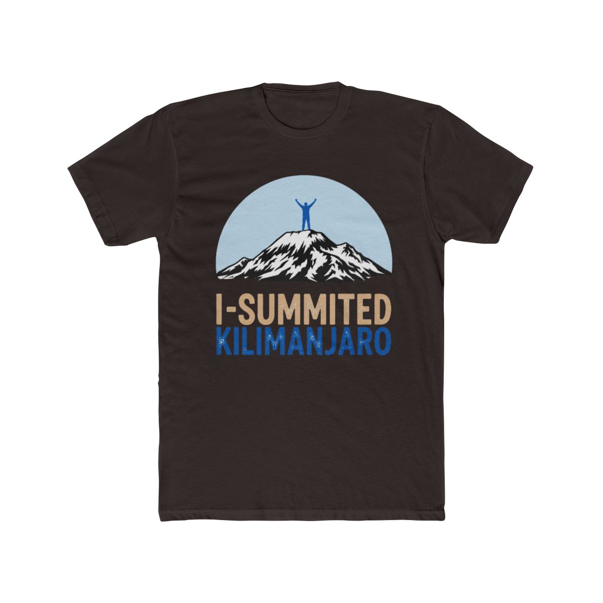 I Summited Kilimanjaro Silhouette Peak Ascent T Shirt - alternate angle 2, merchandise