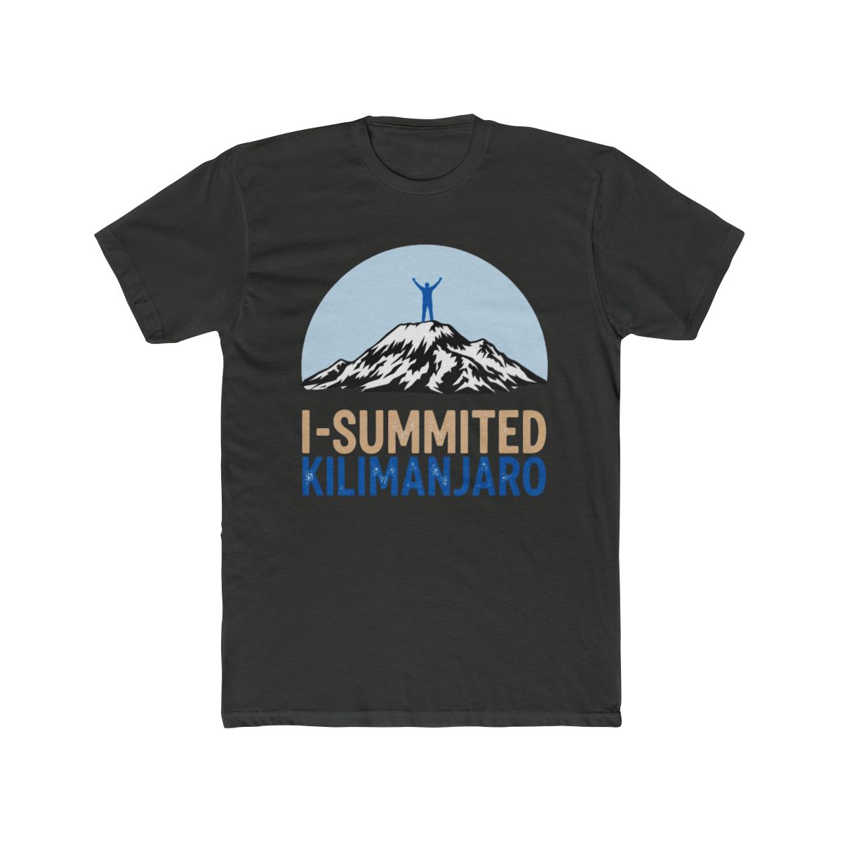 I Summited Kilimanjaro Silhouette Peak Ascent T Shirt - alternate angle 5, merchandise