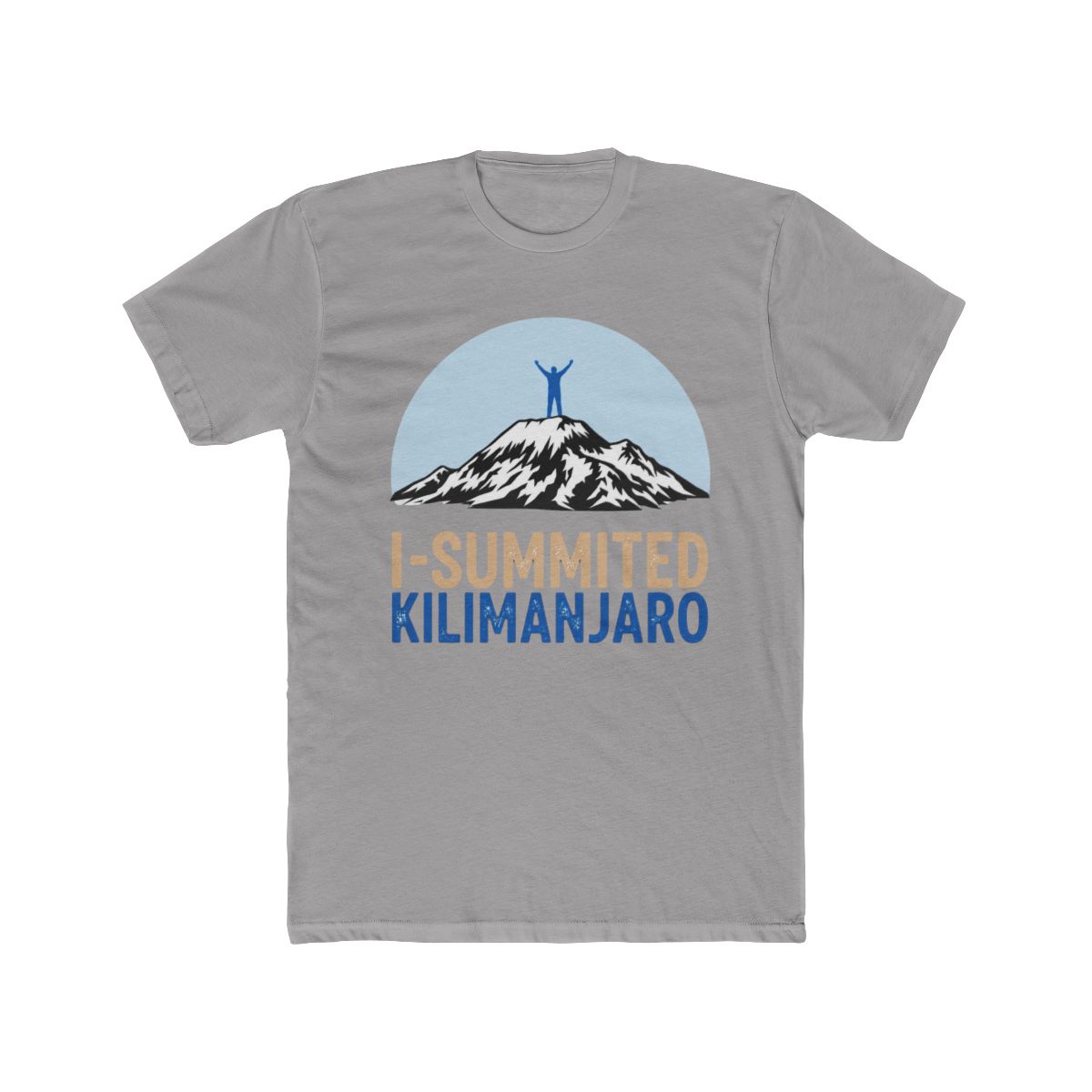 I Summited Kilimanjaro Silhouette Peak Ascent T Shirt - Official T-Shirts merchandise