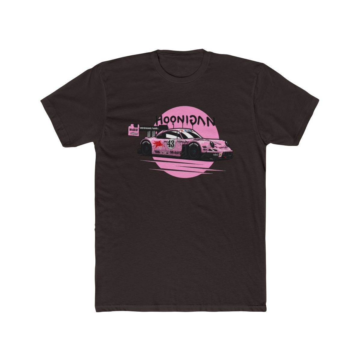 Pink Hoonipigasus Hoonigan Pikes Peak Race Car T Shirt - alternate angle 2, merchandise