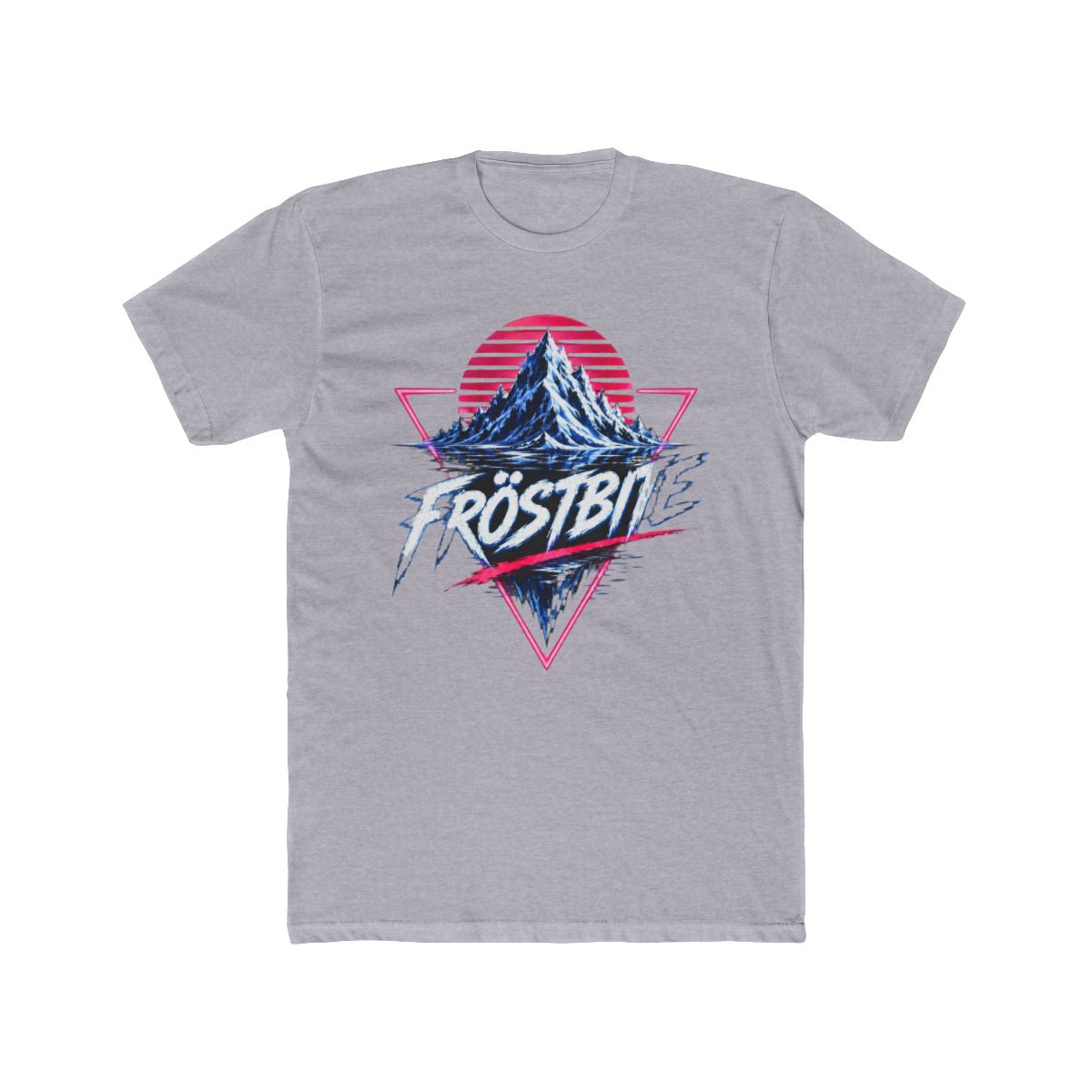 Frostbite Synthwave Glacier Peak T Shirt