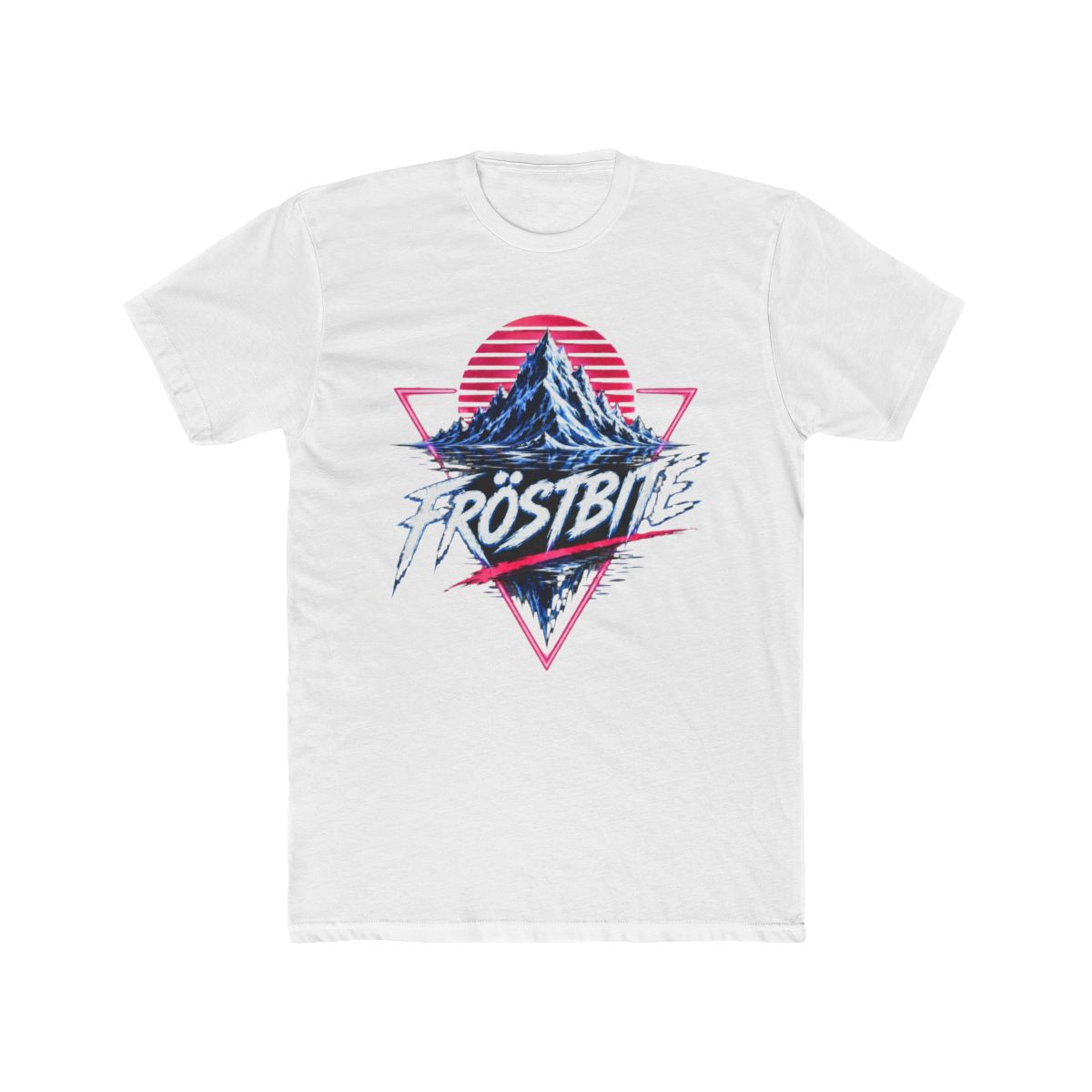 Frostbite Synthwave Glacier Peak T Shirt - Official T-Shirts merchandise
