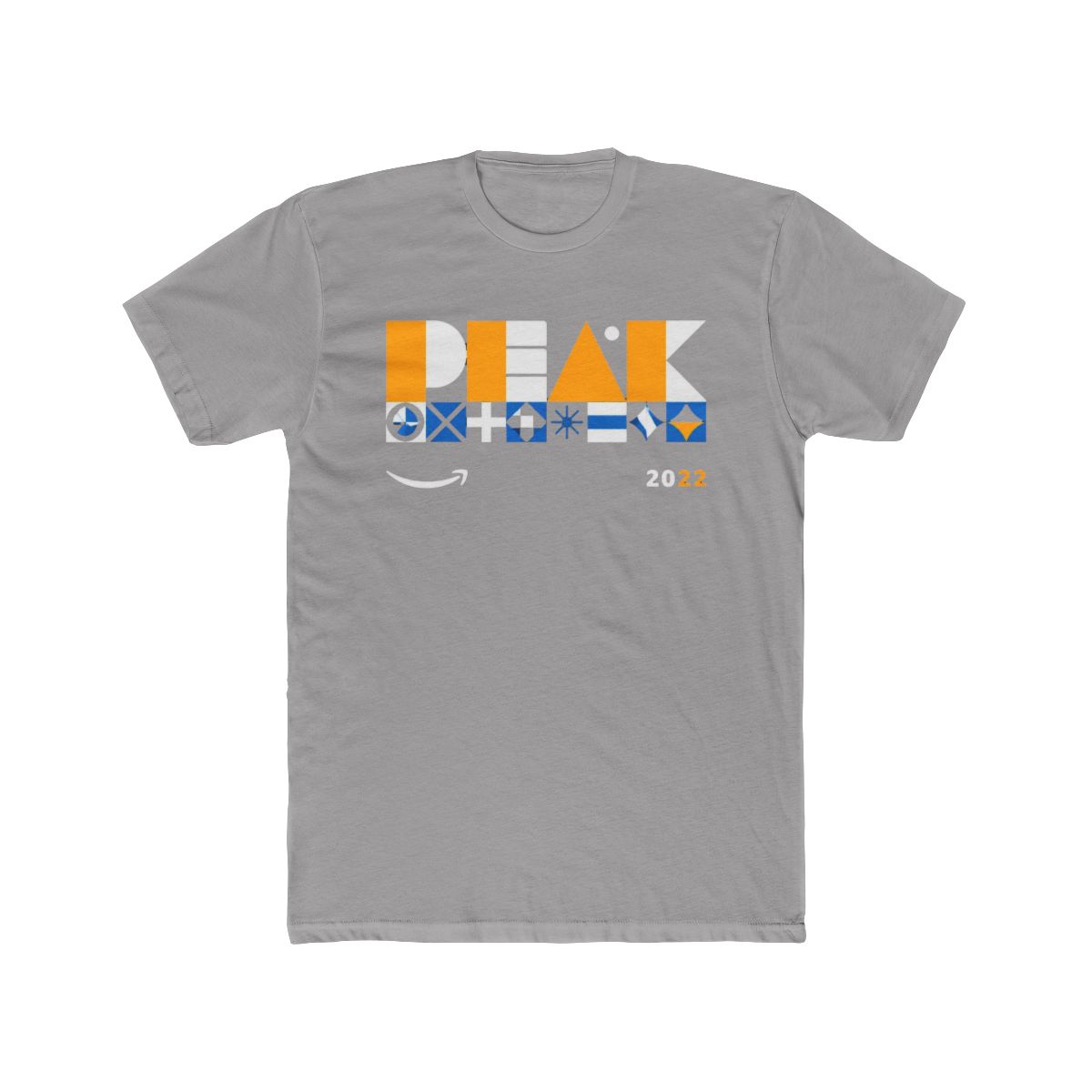 Amazon Peak Official 2022 Orange Blue White Logo Black T Shirt XL - alternate angle 2, merchandise