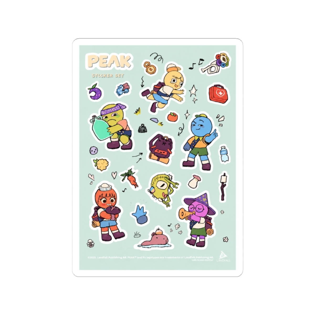 PEAK Sticker Sheet: Capybara