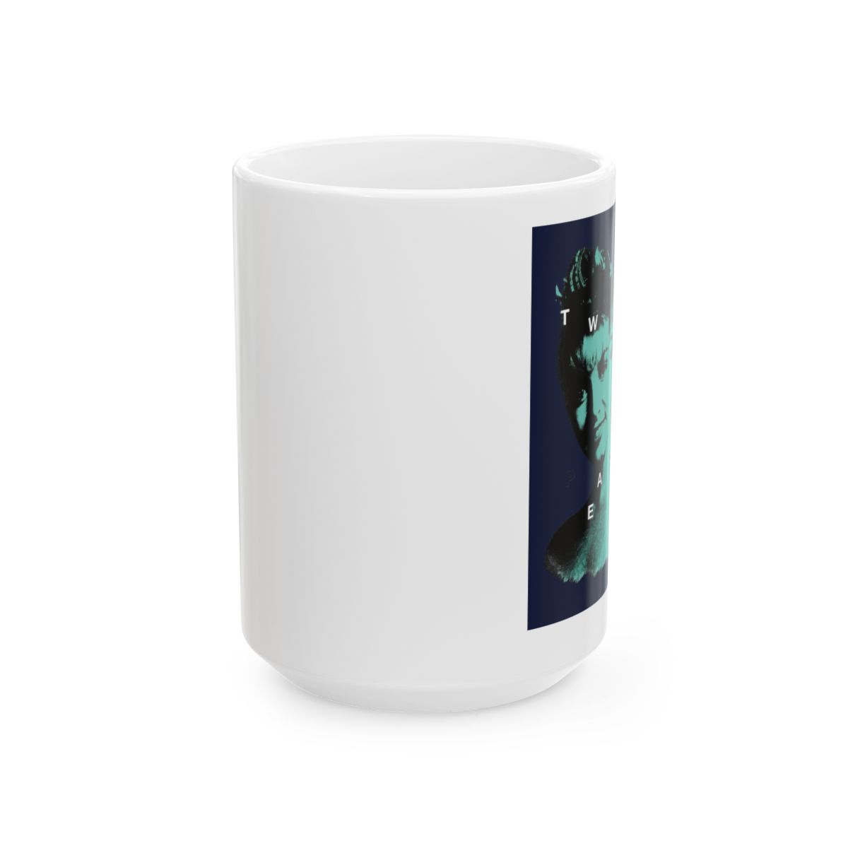 Laura Palmer Coffee Mug, Creepy Twin TV Show Peaks Collectible Cup - alternate angle 2, merchandise