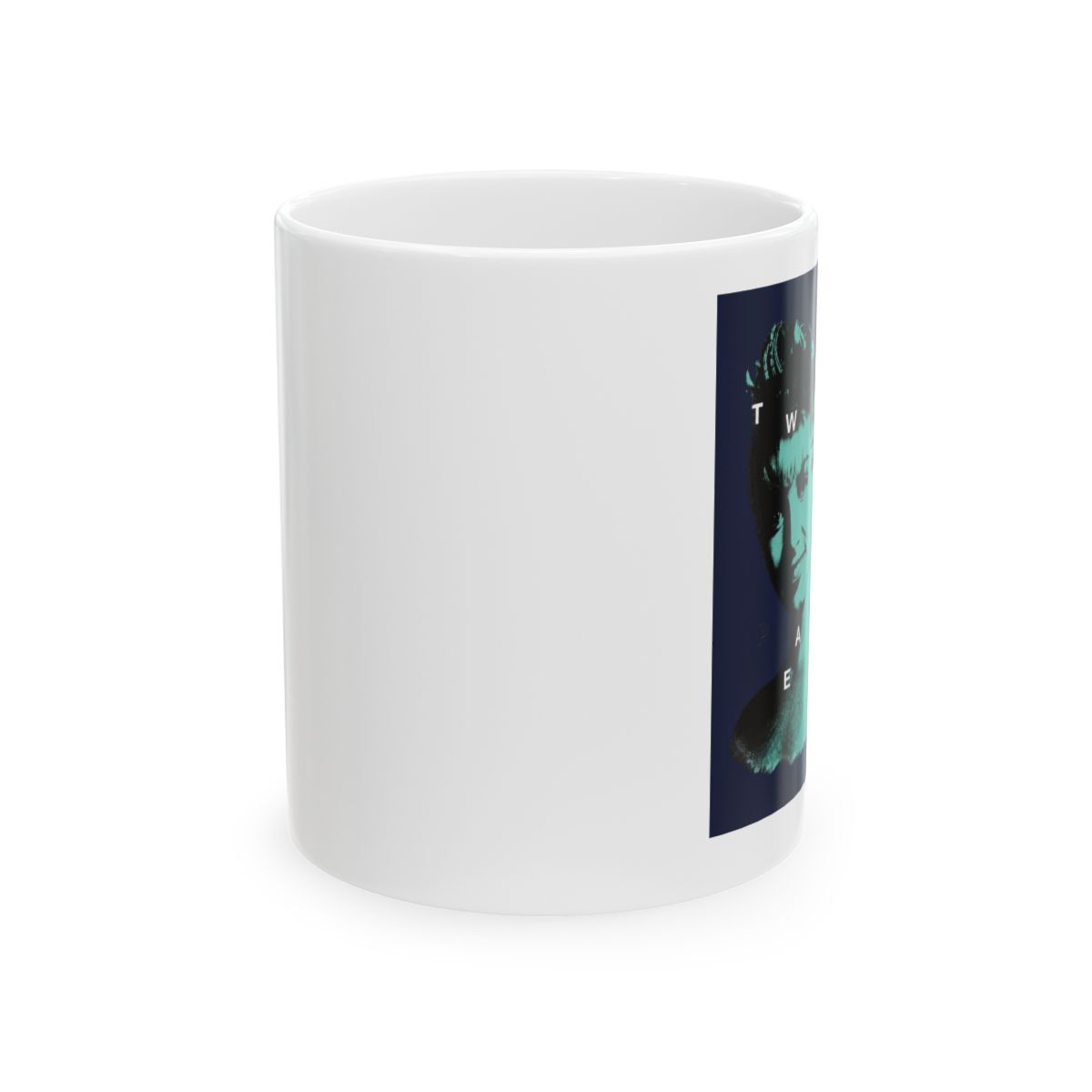 Laura Palmer Coffee Mug, Creepy Twin TV Show Peaks Collectible Cup - alternate angle 1, merchandise