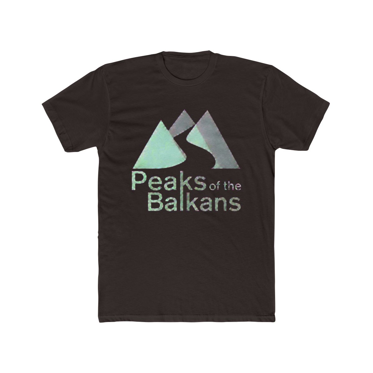 Peaks of the Balkans Trail Shirt || Logo || Minimalistic || Heavyweight T Shirt || Souvenir Gift for Hikers - alternate angle 2, merchandise