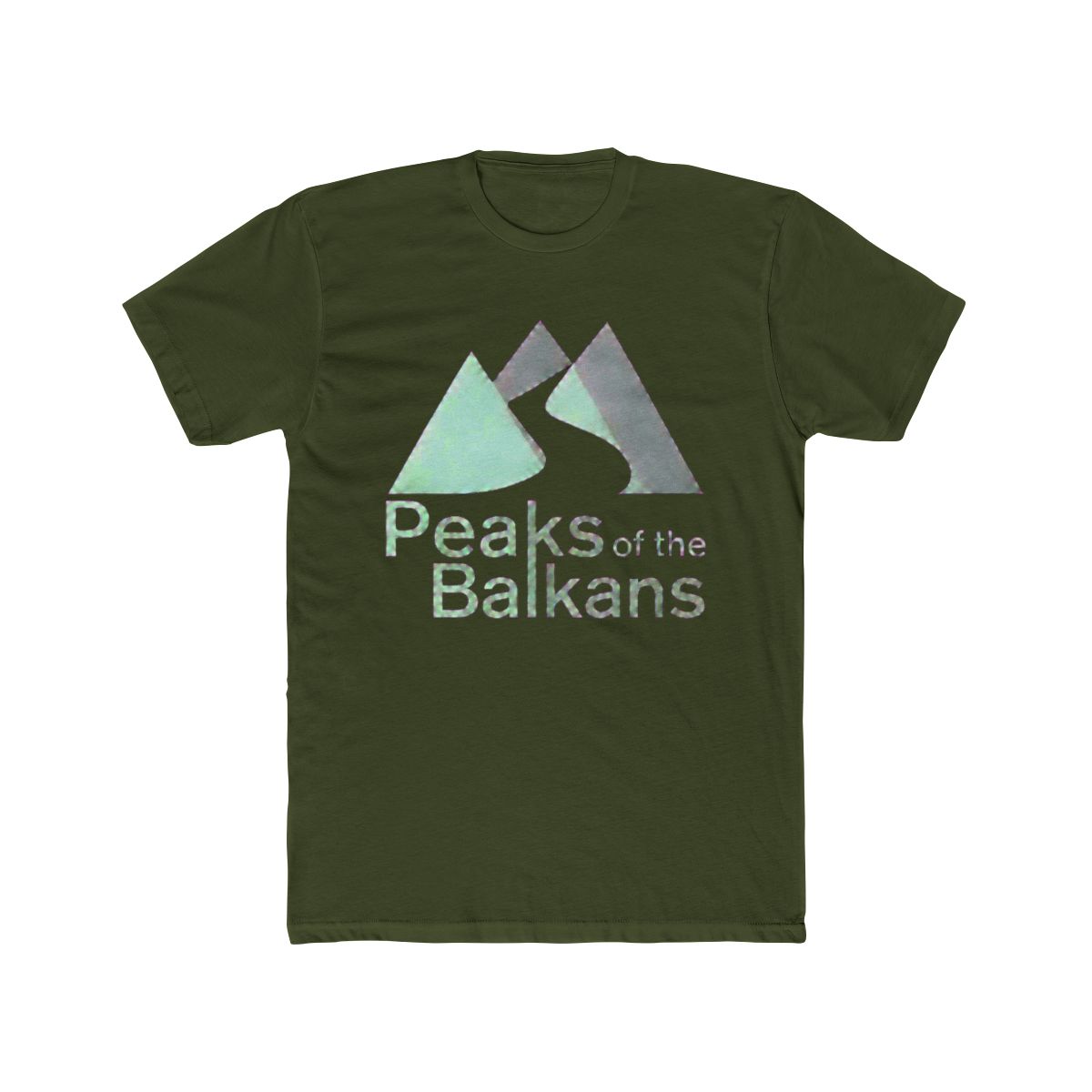 Peaks of the Balkans Trail Shirt || Logo || Minimalistic || Heavyweight T Shirt || Souvenir Gift for Hikers - alternate angle 5, merchandise