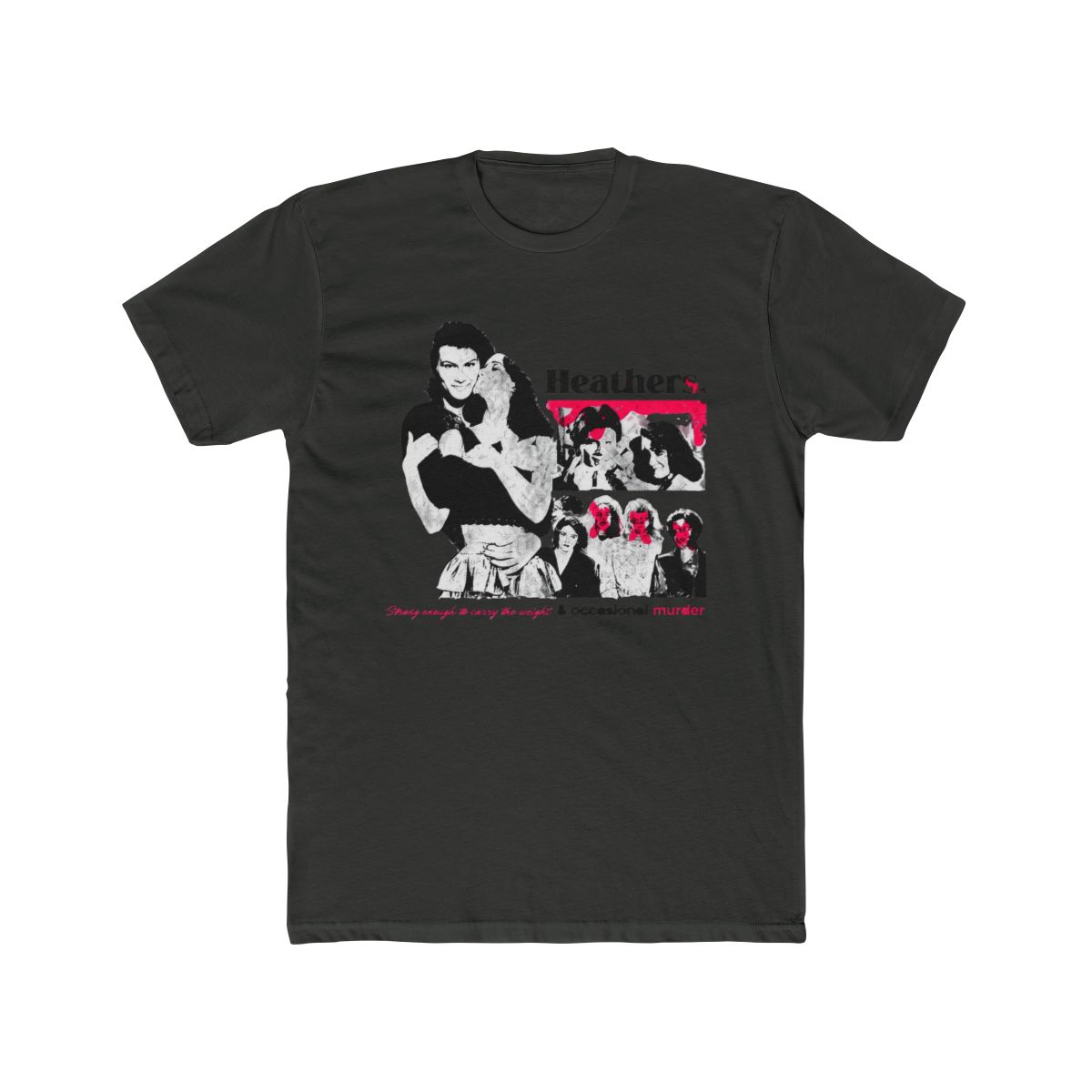 Vintage 90s Heathers 1988 Tee, Heathers 1988 T Shirt, Twin Peaks Merch, Graphic Tee, Pop Culture Shirt - alternate angle 5, merchandise