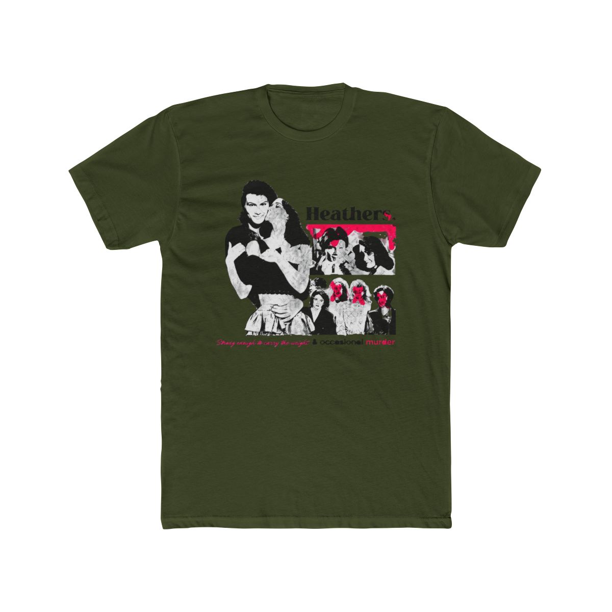 Vintage 90s Heathers 1988 Tee, Heathers 1988 T Shirt, Twin Peaks Merch, Graphic Tee, Pop Culture Shirt - alternate angle 4, merchandise