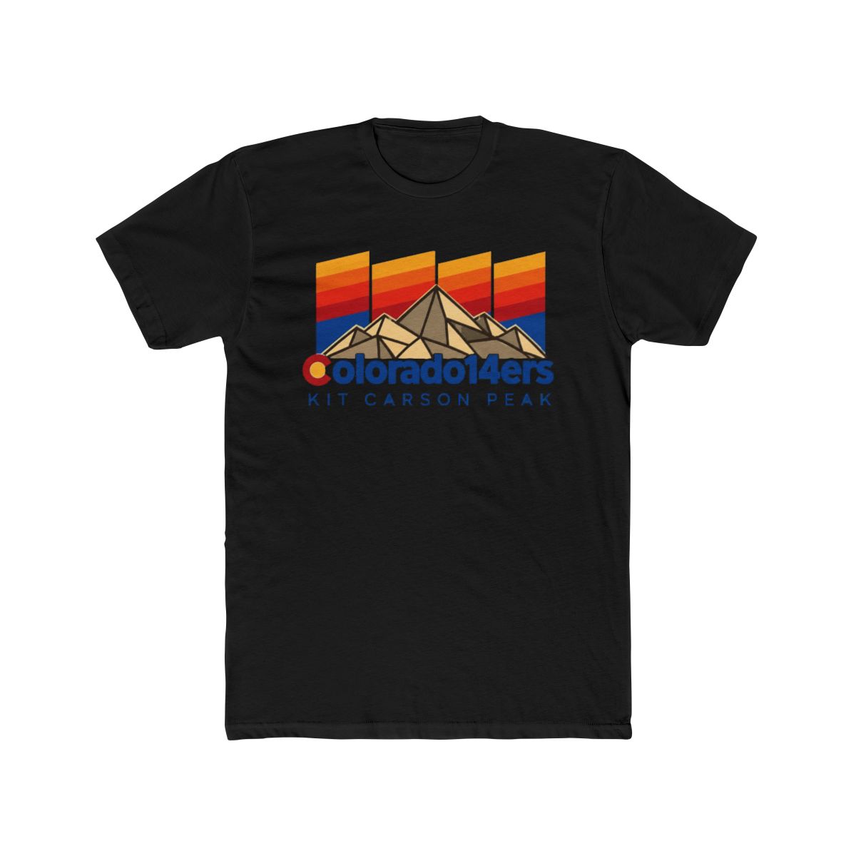 CO 14er T Shirt | Kit Carson Peak - alternate angle 3, merchandise